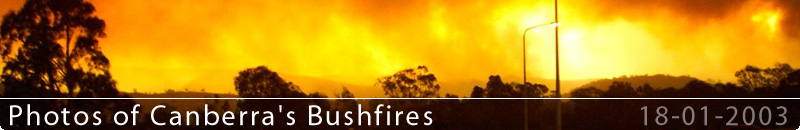 Canberra's bushfire photos